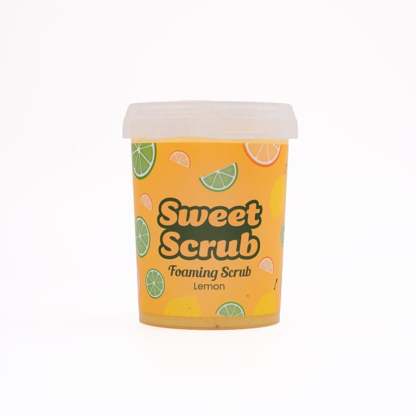 مقشر الجسم الرغوي سويت سكراب Sweet Scrub Foaming Scrub بنكهة الليمون