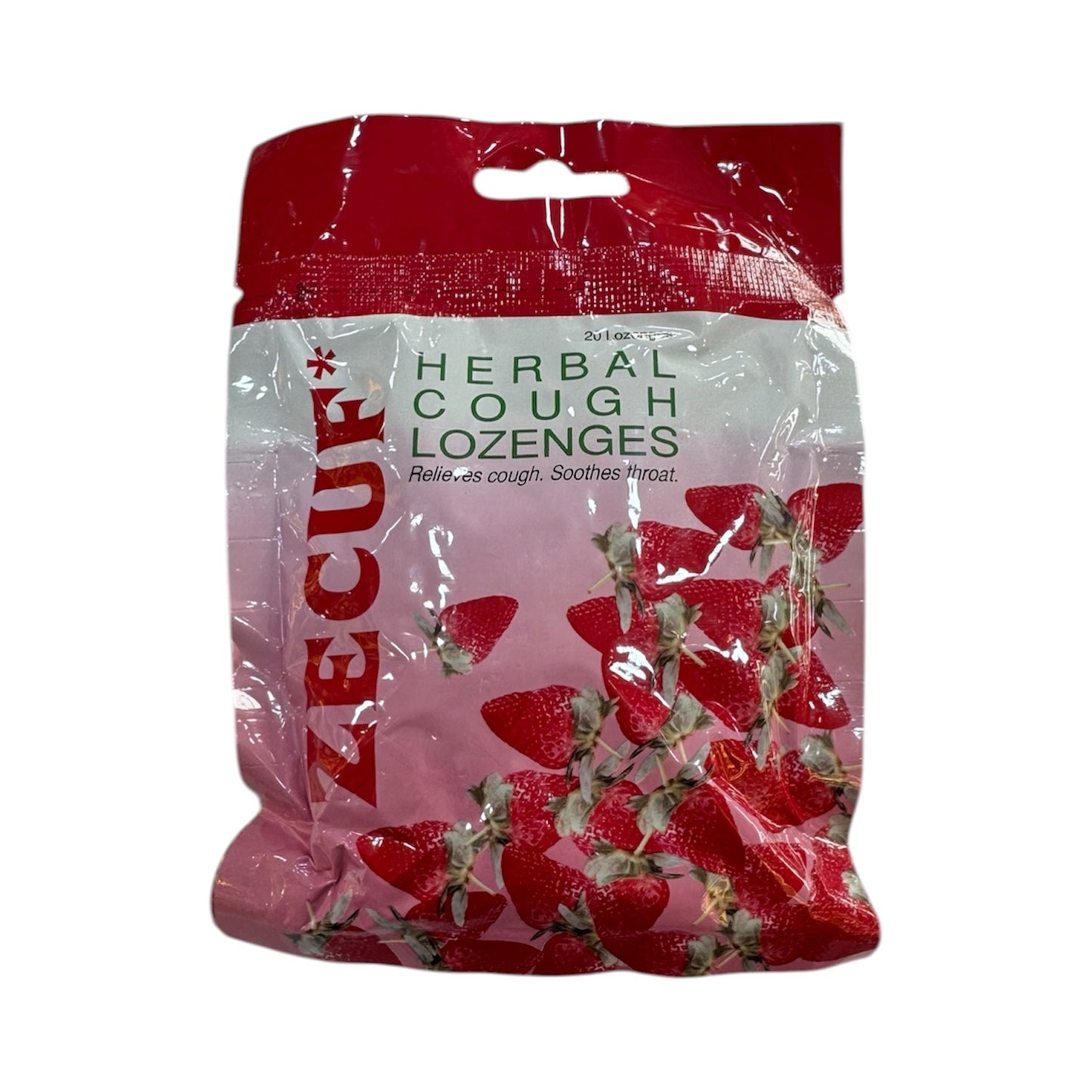 أقراص استحلاب زيكوف العشبية للسعال (Zecuf Herbal Cough Lozenges) بالفراولة