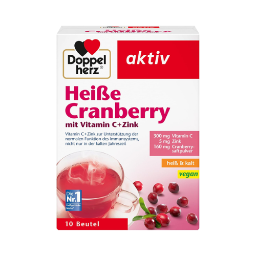 Doppel Herz Immuntive Cranberry Vitc 300mg+zinc 5mg Sachets