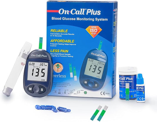 جهاز قياس السكر من on call plus