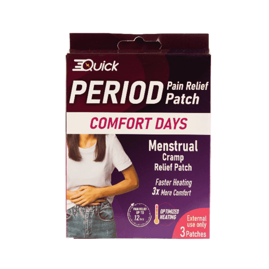 لصقات كويك لتسكين آلام الدورة الشهرية (EQuick Period Pain Relief Patch) لتخفيف التشنجات