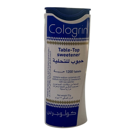 كولوجرين (Cologrin)، بديل للسكر ومحلي منخفض السعرات الحرارية. 