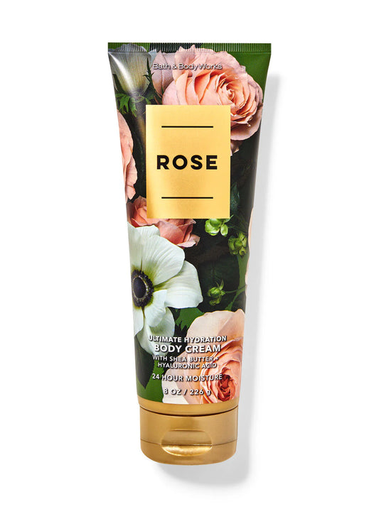 كريم الجسم المرطب "Rose" بحجم 8 أونصة من Bath & Body Works. 