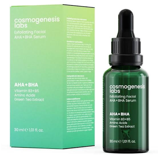 سيروم للوجه من Cosmogenesis Labs، Peeling AHA-BHA Serum بحجم 30 مل. 